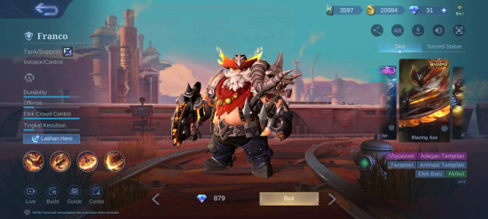 Tips Bermain Hero Tank di Mobile Legends