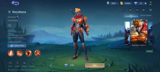 Build Hayabusa Paling Sakit di Mobile Legends